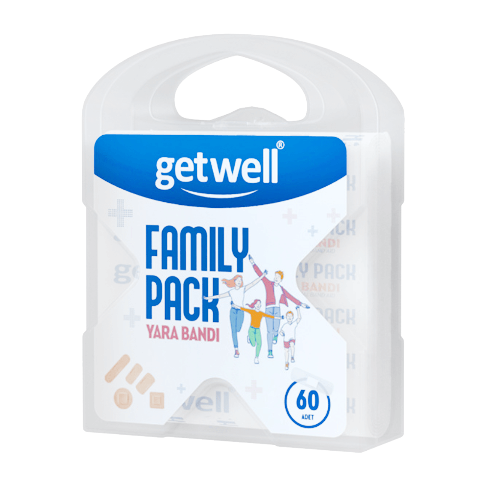 GETWELL-FAMILY PACK FIRST AID PLSTR 60'S