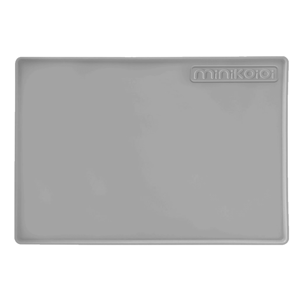 [KW078267] MinikOiOi Feeding Mat - Powder Grey