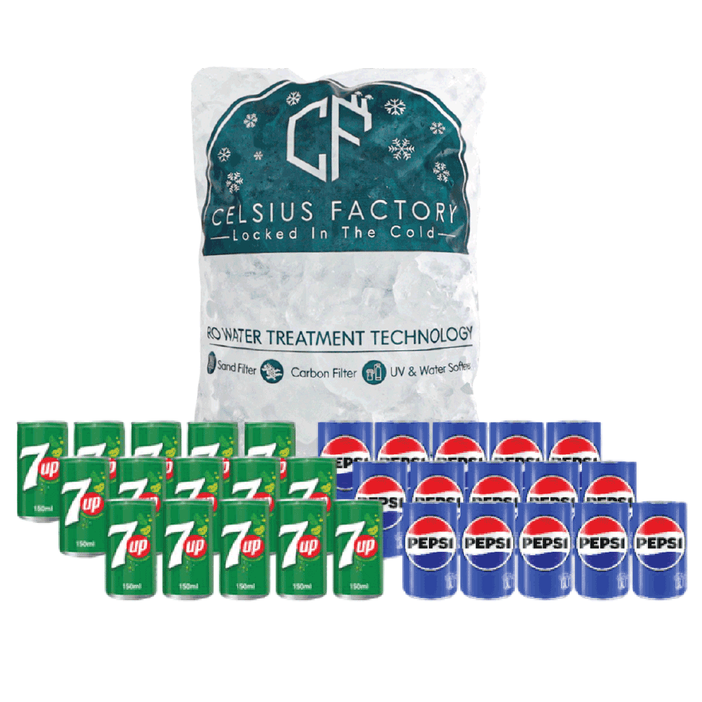 [KW090420] Pepsi Regular & 7Up Regular + Ice Cubes