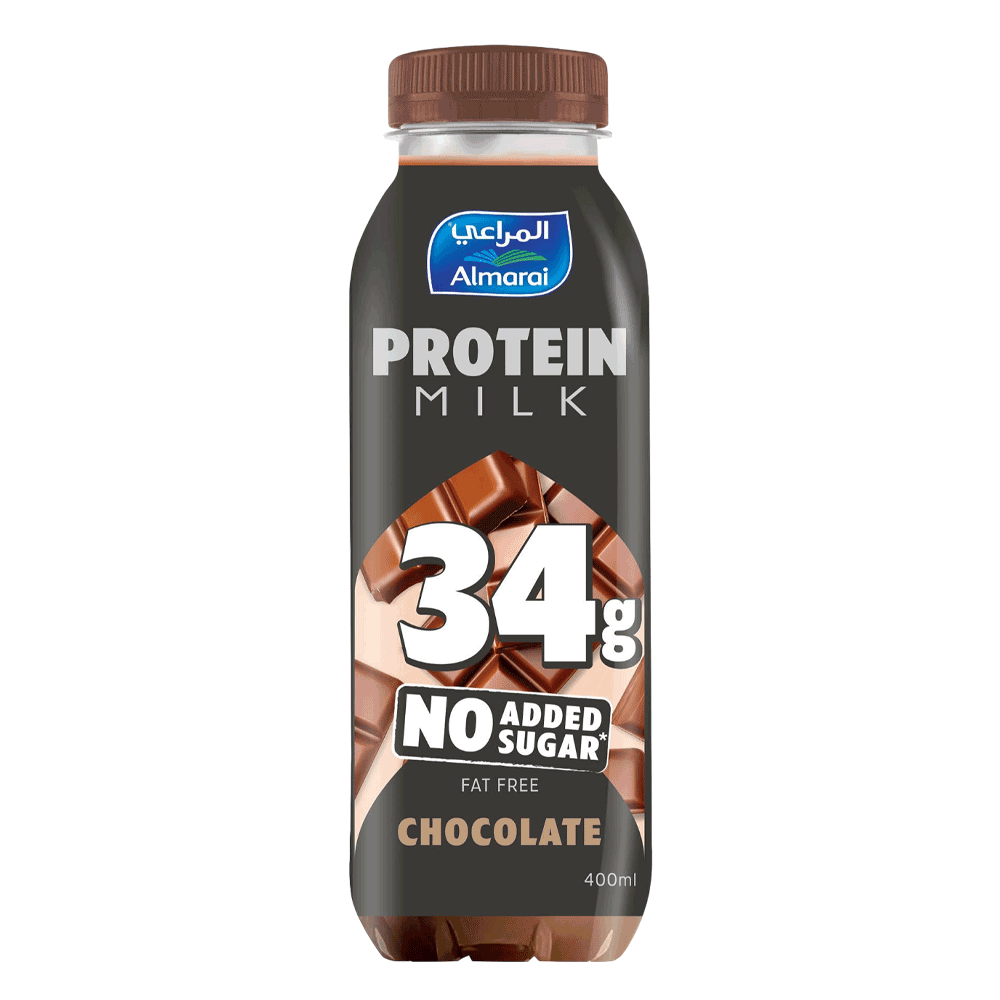 ALMARAI PROTEIN MILK NAS FAT FREE CHOCOLATE 400ML