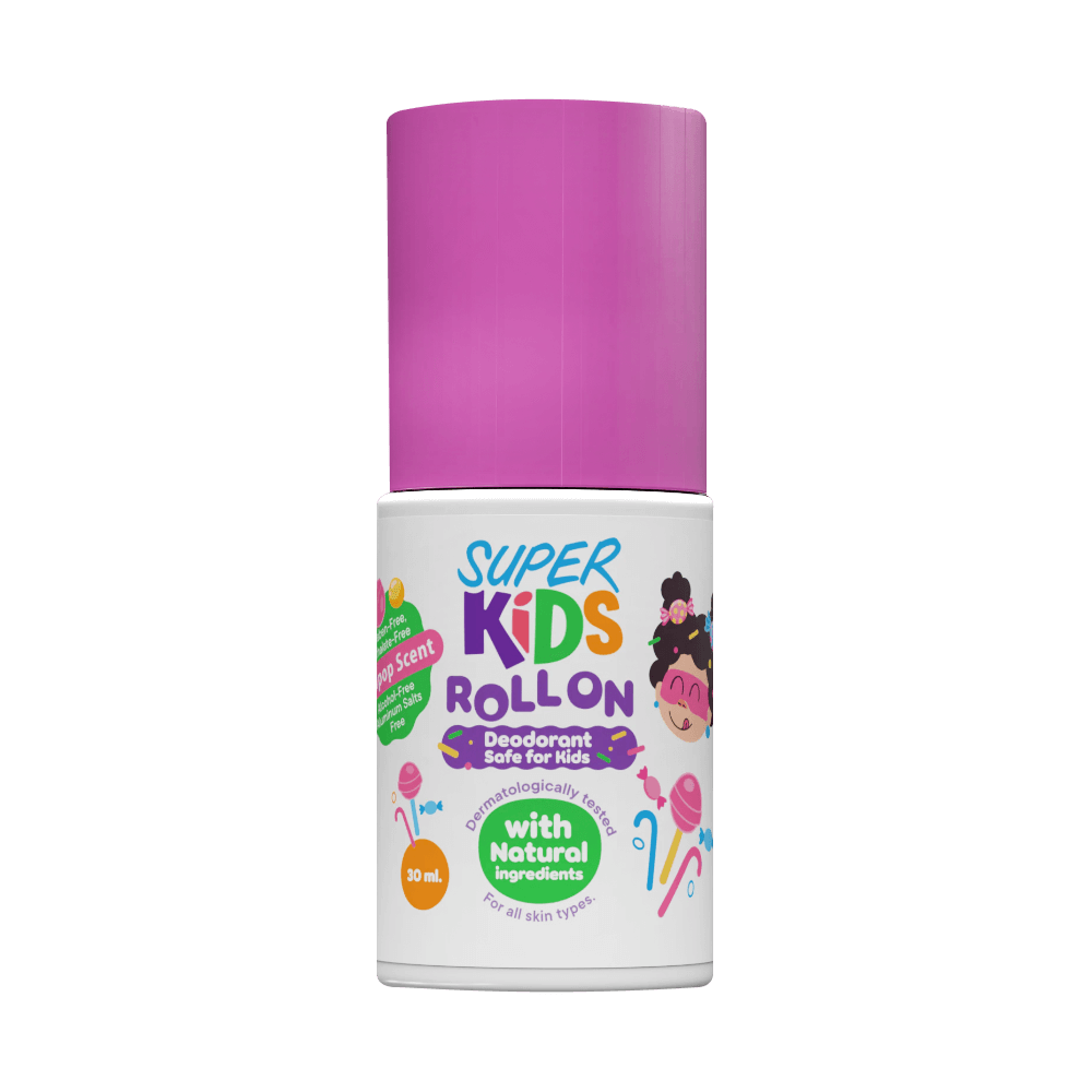 [KW082392] Roll-On Deodorant safe for kids - Lollipop Scent