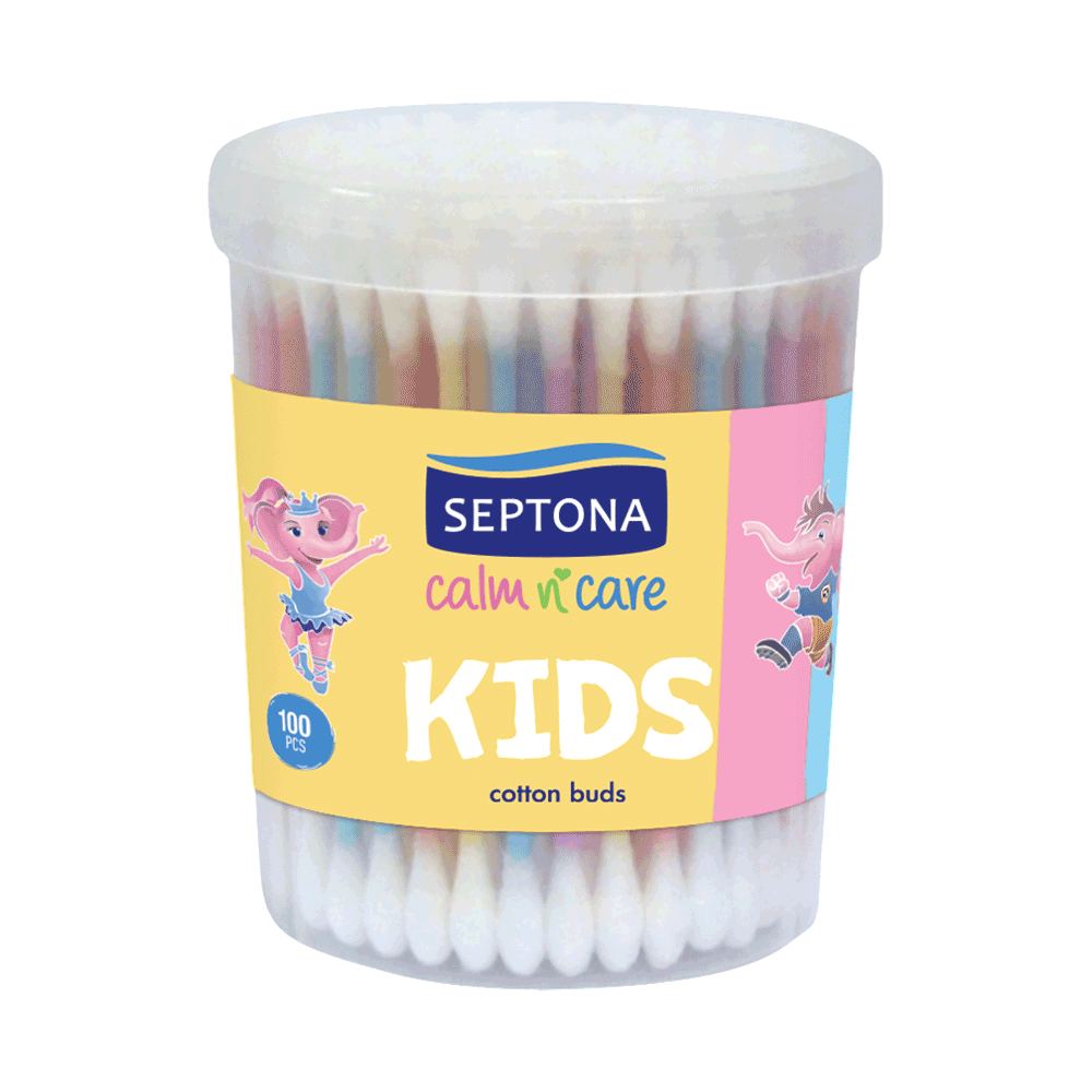 [KW089942] Septona Calm n‚ÄôCare Kids Cotton Buds 100 pcs
