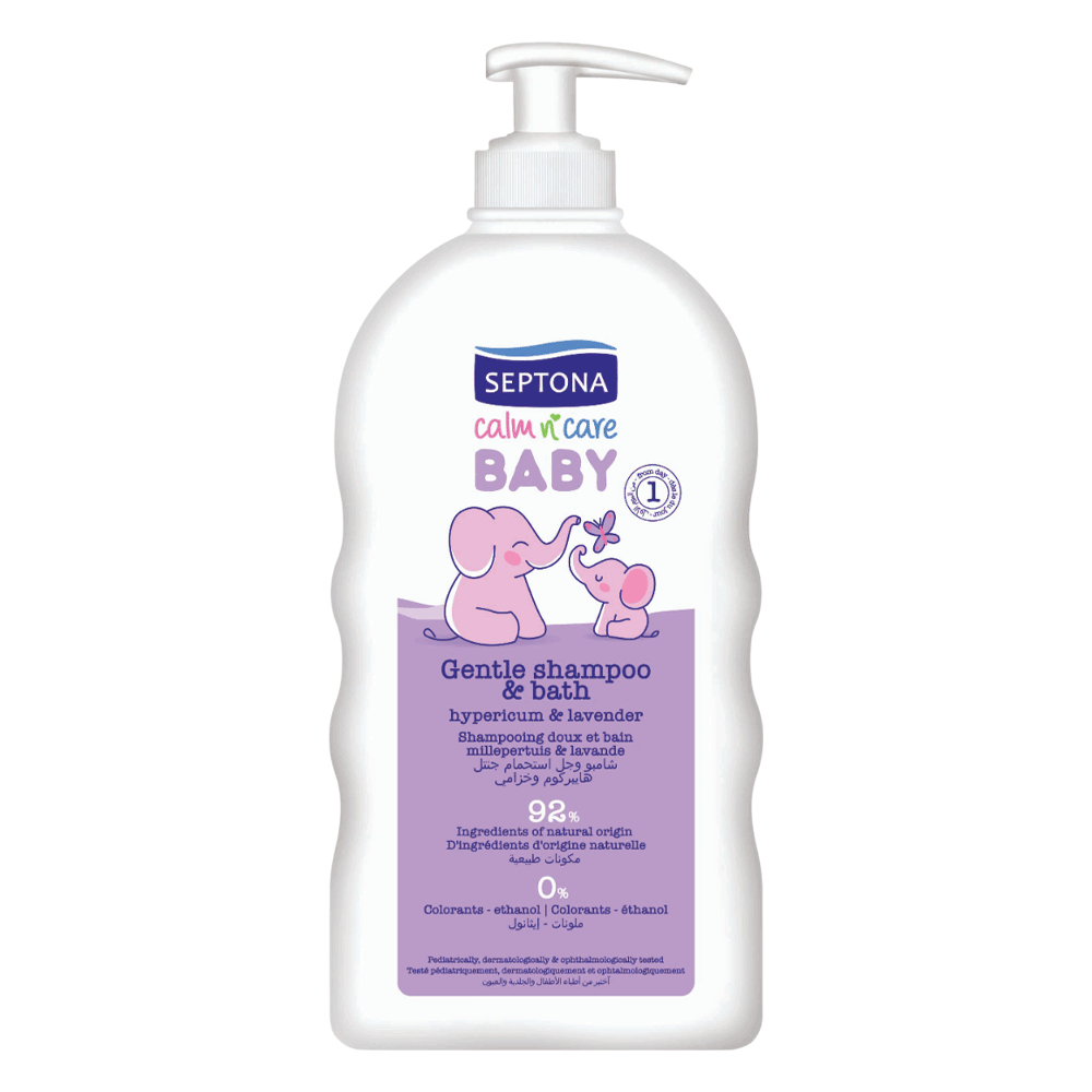 Septona Baby Calm N‚Äô Care Shampoo & Bath with Hypericum & Lavender 500ML