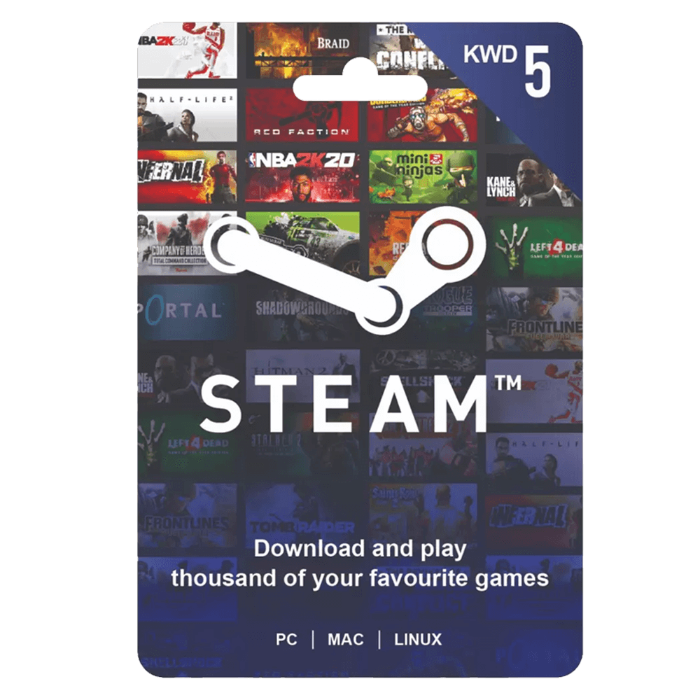 Steam Kuwait Store Gift Card - 5 KD