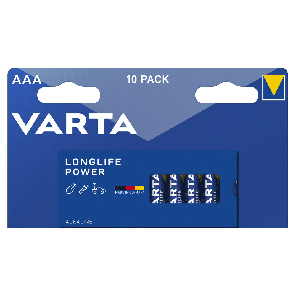 [KW086948] VARTA LONGLIFE POWER A AA VP10 PLASTICFR