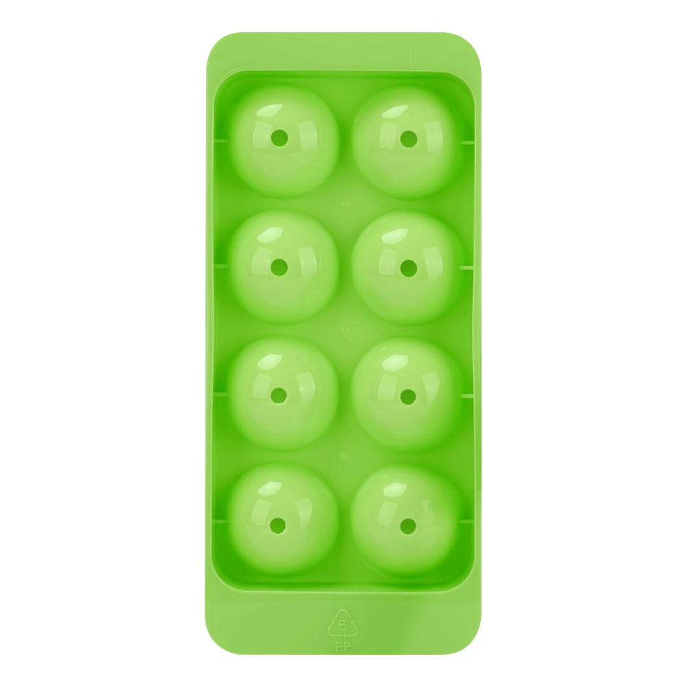 Mr. Chef 8 Hole Round Ice Cube Mould Green