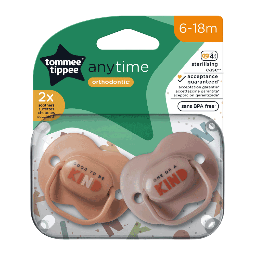 Tommee Tippee Anytime Soother 6-18 m 2 Pcs #TT433544
