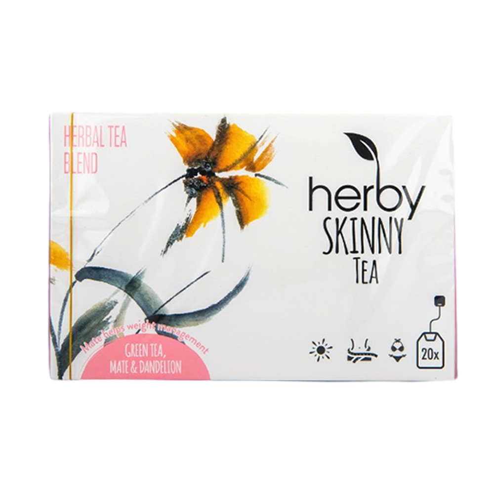 [KW076014] Tea W/Dandelion & Green Tea - Skinny Tea 20 Bag x30g