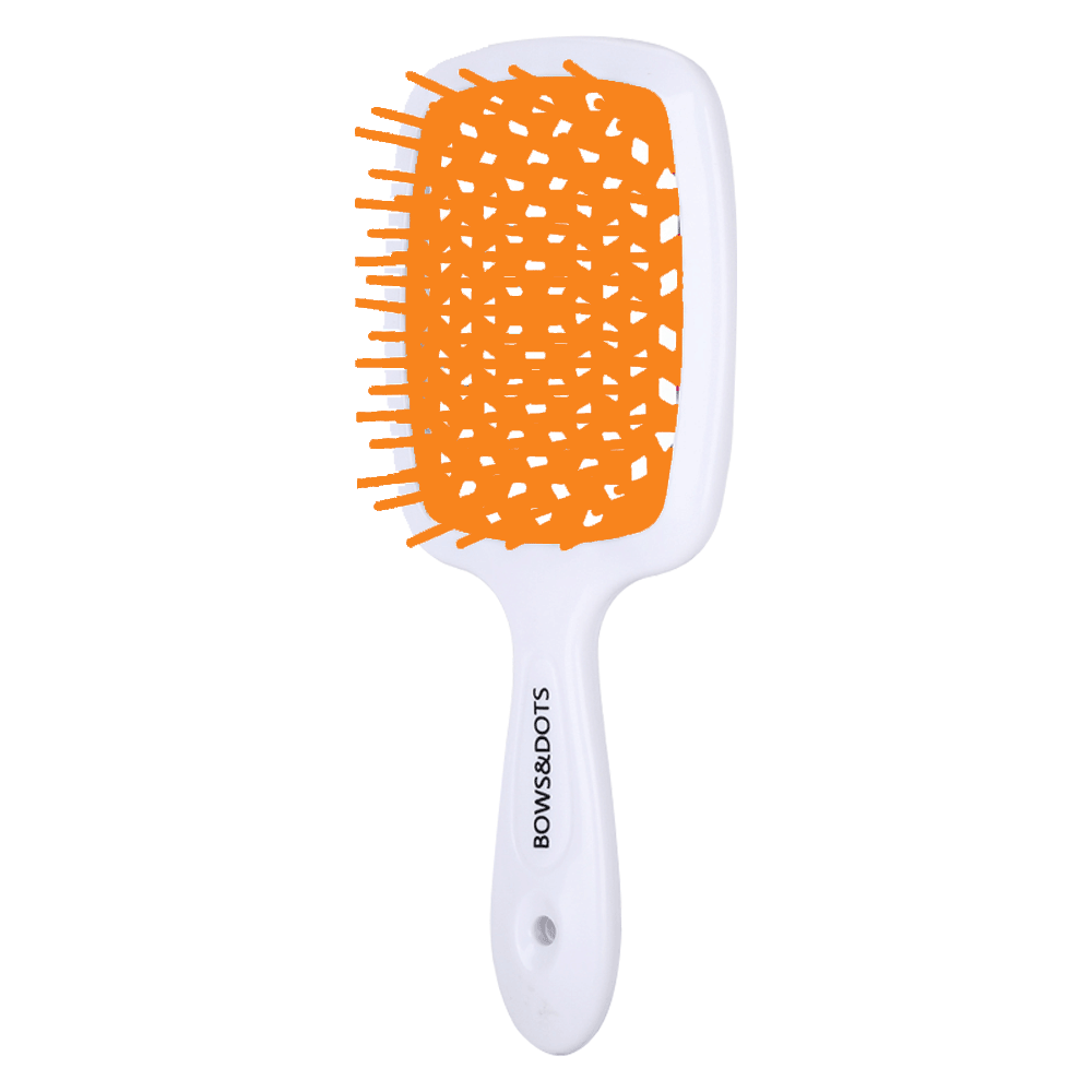 [KW089112] AlR BRUSH Scalp - white + orange