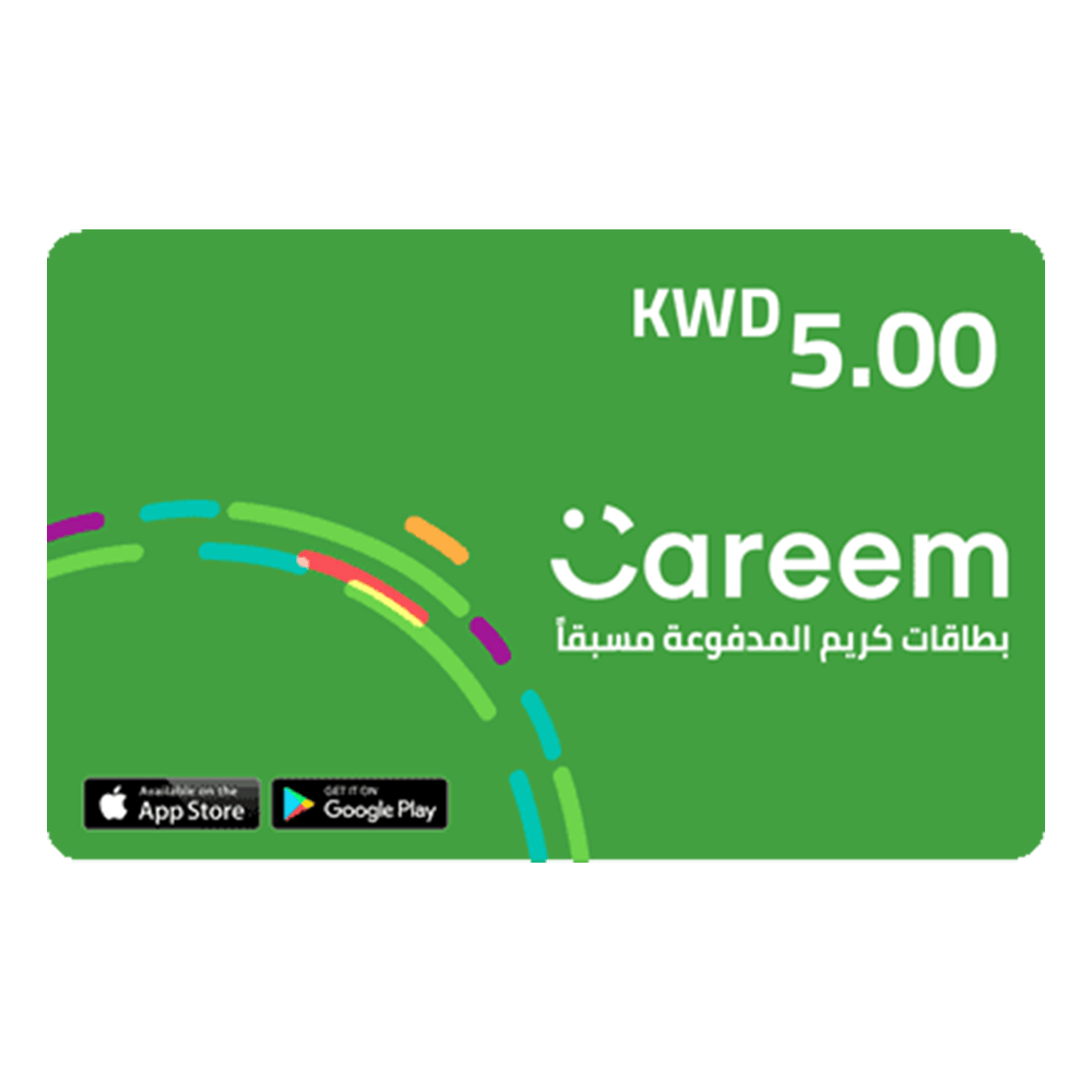 [KWMAAK_71] Careem Passenger Recharge Card - 5 KD