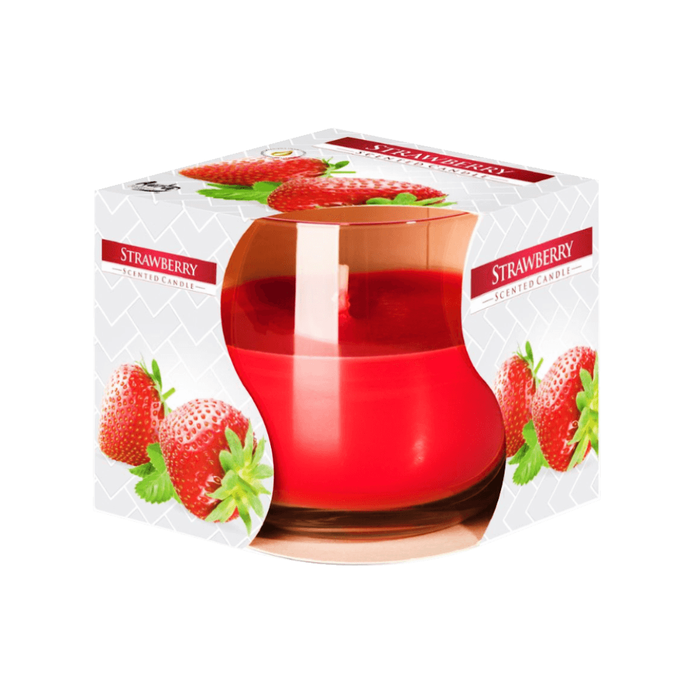 [KW081364] AURA SCENTED CANDLES 130G - STRAWBERRY