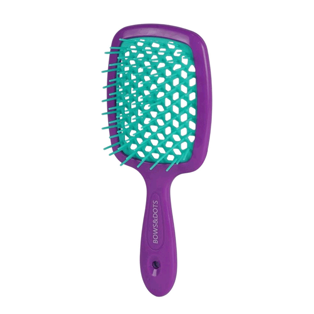 bows&dots AlR BRUSH - purple+green