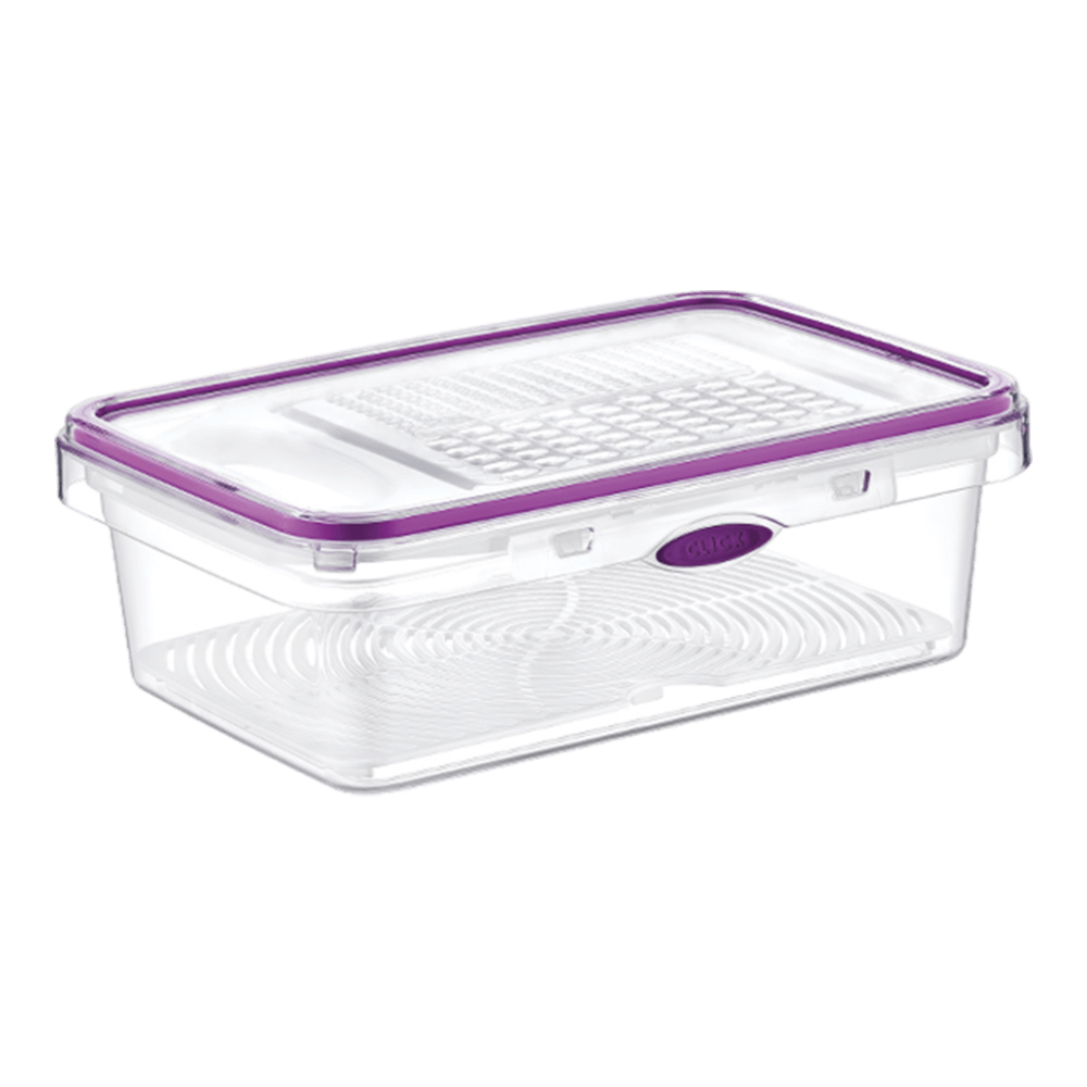 [KW081704] Okyanus Smart Clock Storage Container With Grater 1600ML #CK-373