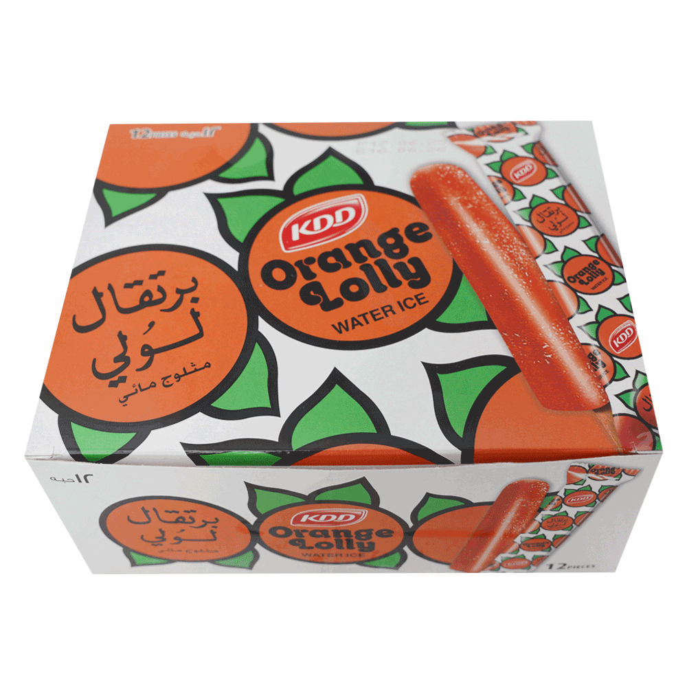 [KW090372] KDD Ice cream lolly orange stick