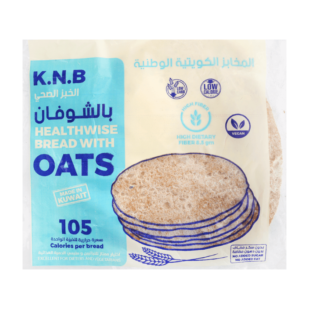 [KW082101] healthwise bread with oats Jawharet Lebnan