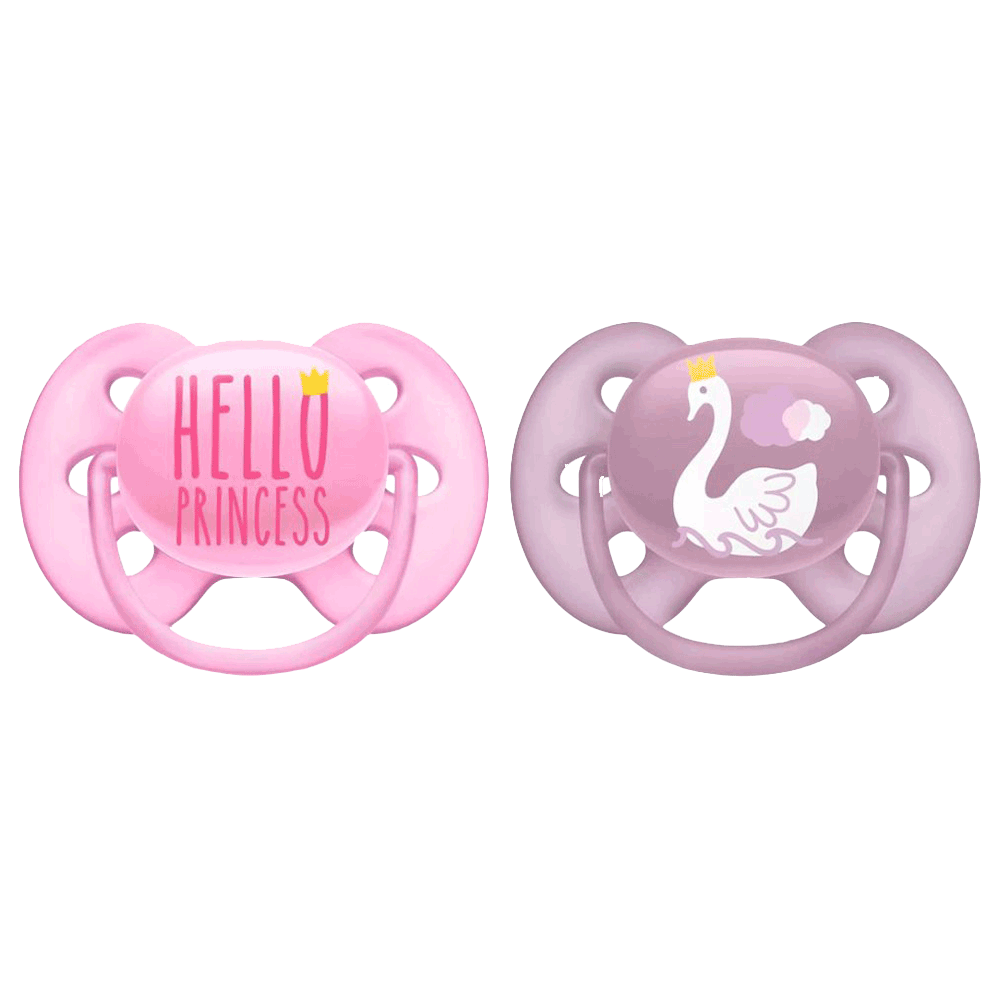 [KW079683] Philips Avent SOFT STHR SIL 6-18M Girl DECO X2