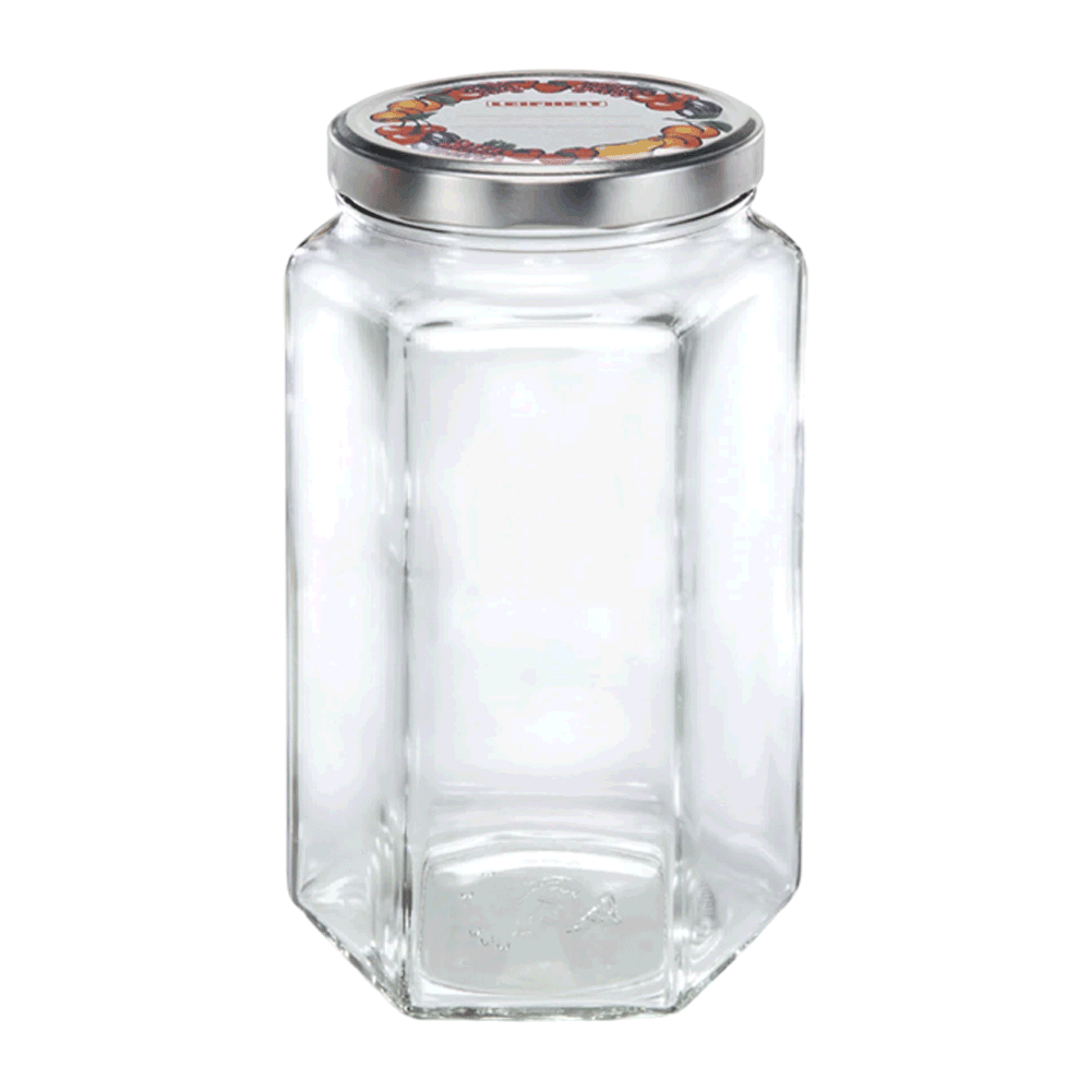 Hexagonal jar 1700 ml
