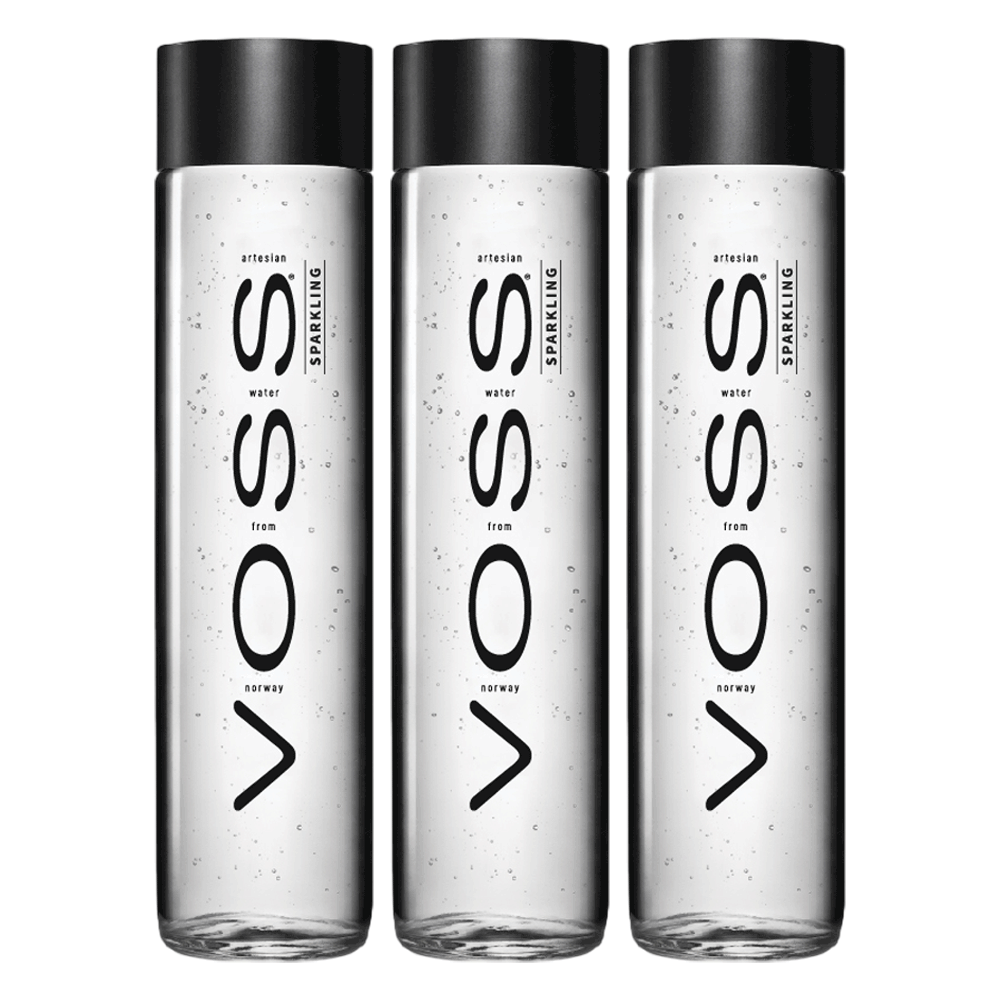 [KW088428] VOSS SPARKLING GLASS 375ML-(1+1Fr)*12