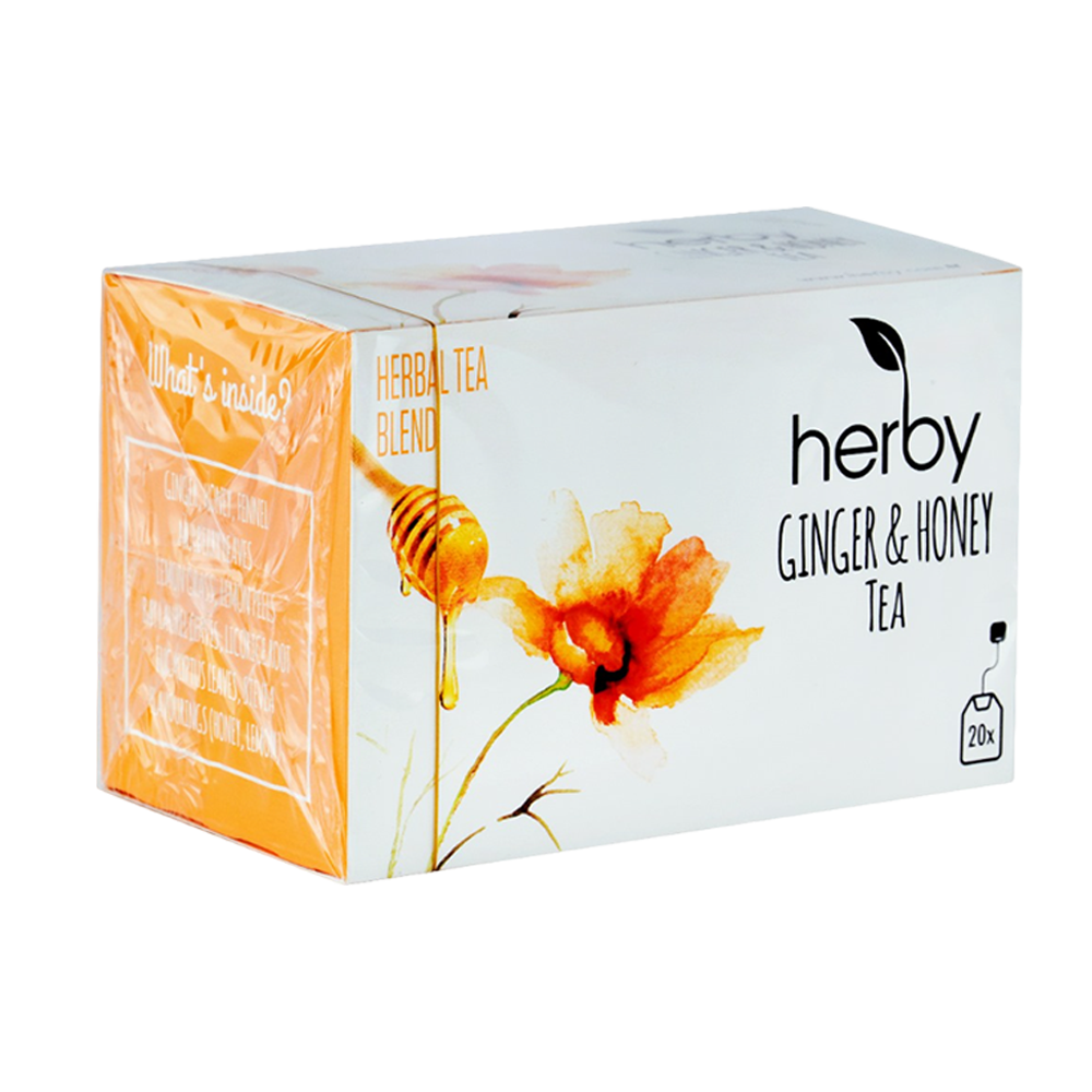[KW076015] Tea W/Ginger & Honey 20 Bag x 30g