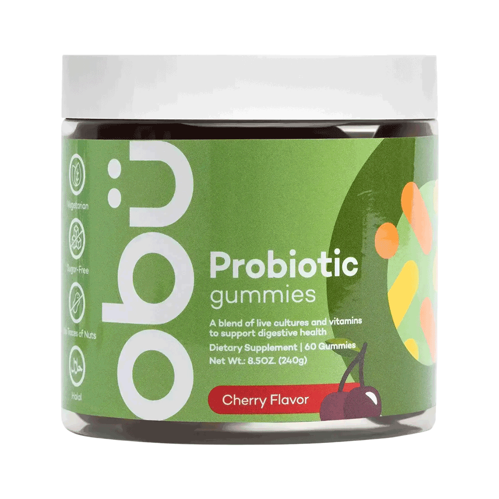 Obu Probiotic Gummies Chery Flavor 60 Pcs