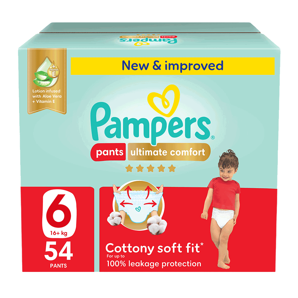 [KW089340] Ultimate Comfort Pants Diapers Size 6 Mega Box
