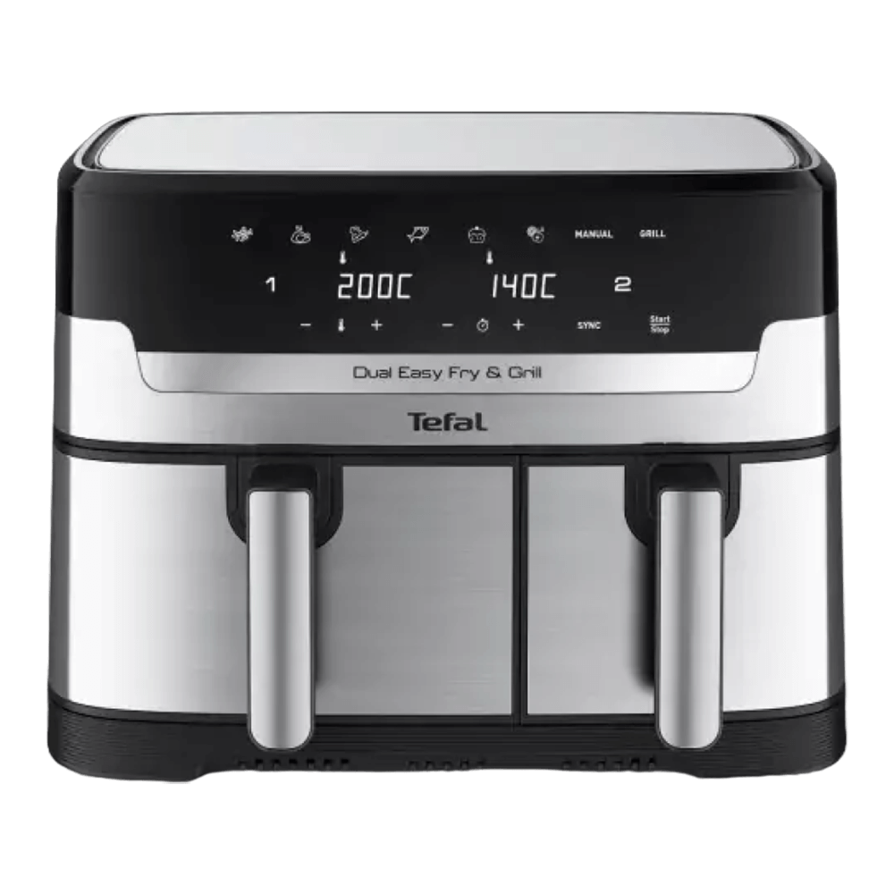 Tefal Dual Easy Fry & Grill Air Fryer - Silver