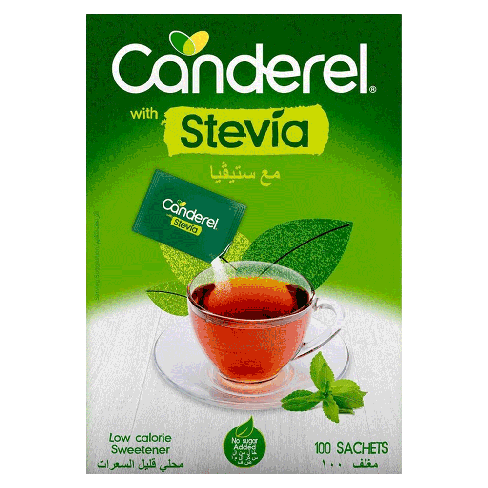 CANDEREL STEVIA SACHETS 100 +50 SACHETS FREE