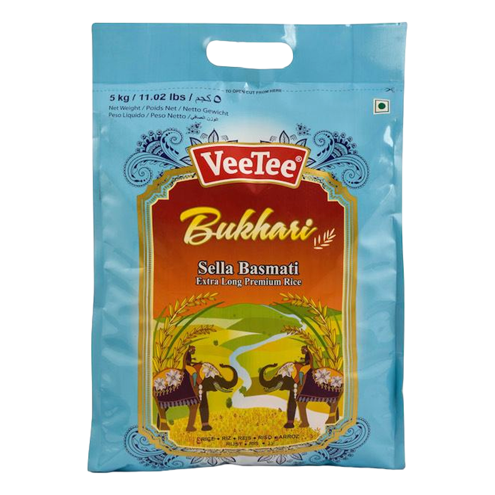 VEETEE BUKHARI SELLA BASMATI RICE 5 KG