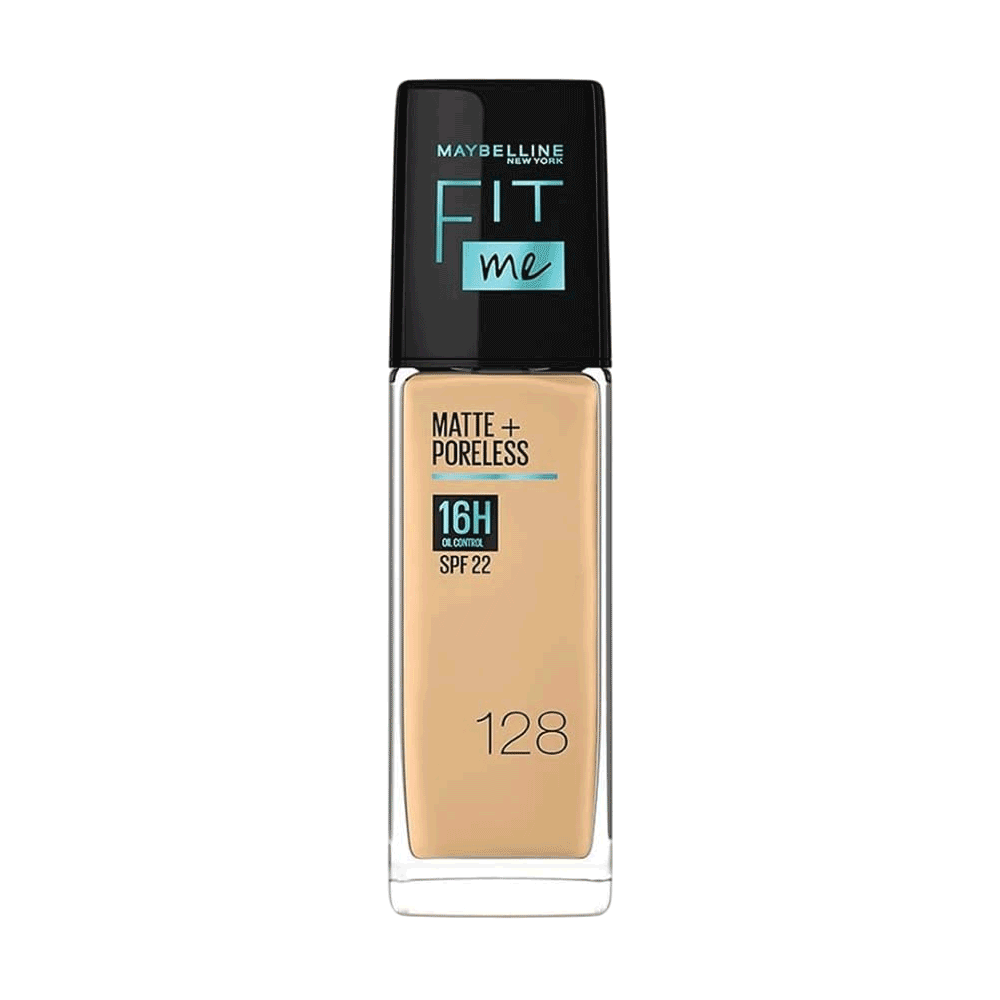 Maybelline Fit Me Matte + Poreless Normal To Oily Foundation SPF 22 - 128