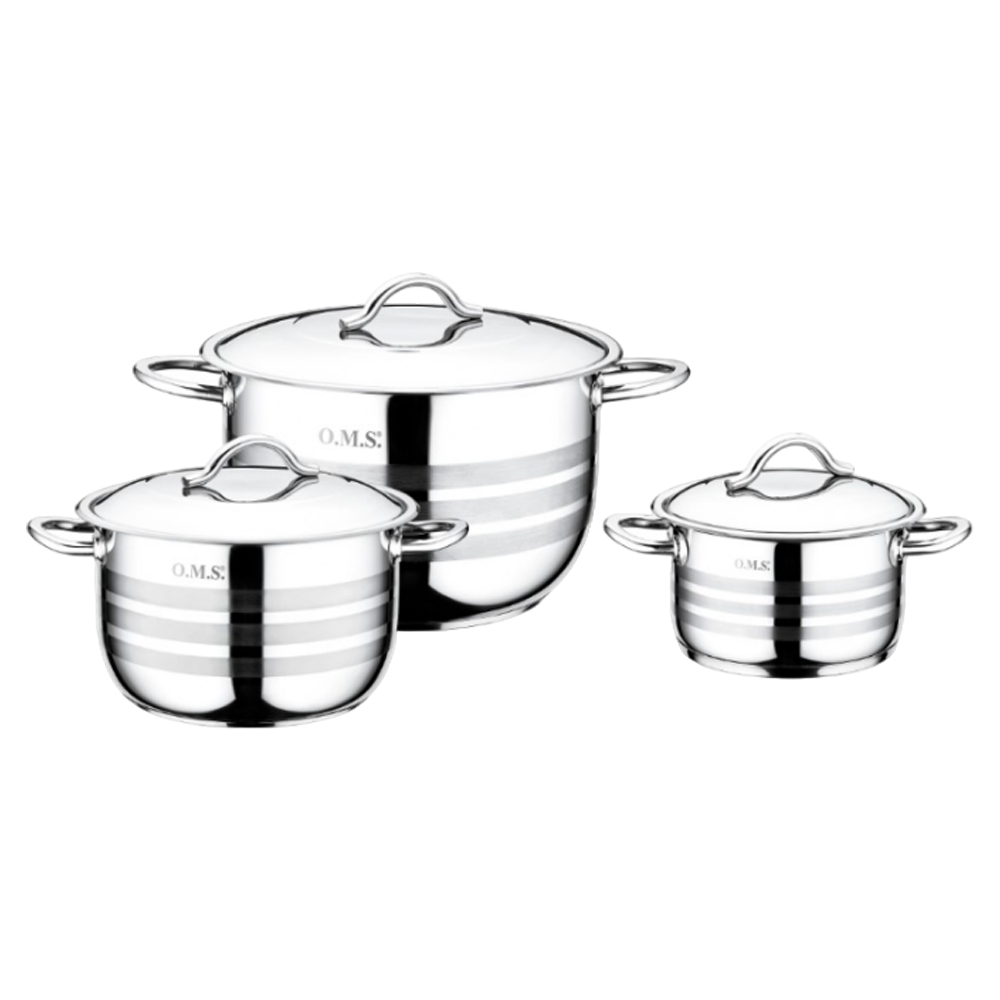OMS Stainless Steel Cookware Set