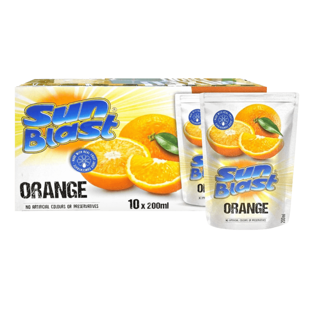 Sun Blast Orange 10% Drink 10 Pack