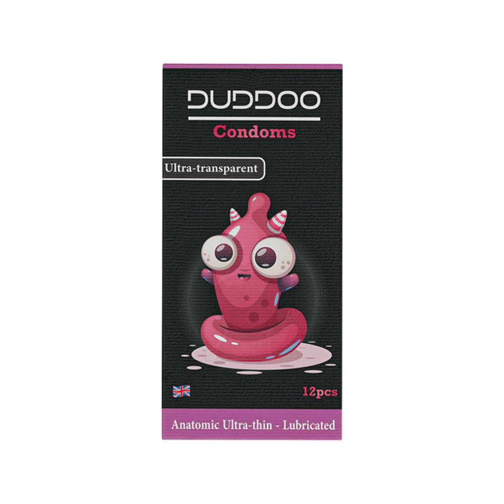 [KW078700] DUDDOO Anatomic Ultra thin Condoms 12PCs/Pack (Lubricated)