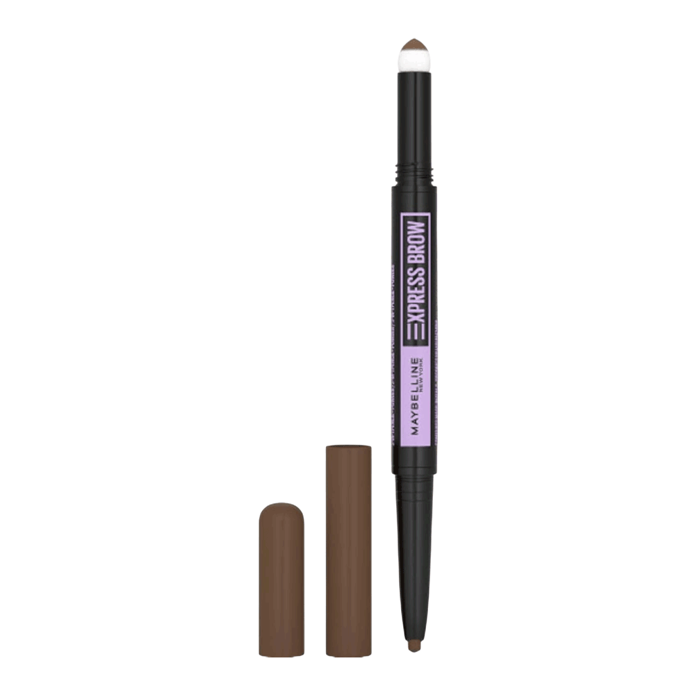 [KW080615] Maybelline Express Brow Satin Duo 2 In 1 Pencil & Powder - Medium Brown 02
