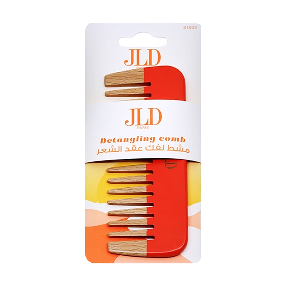 JLD Paris -Detangling Comb Orange Color