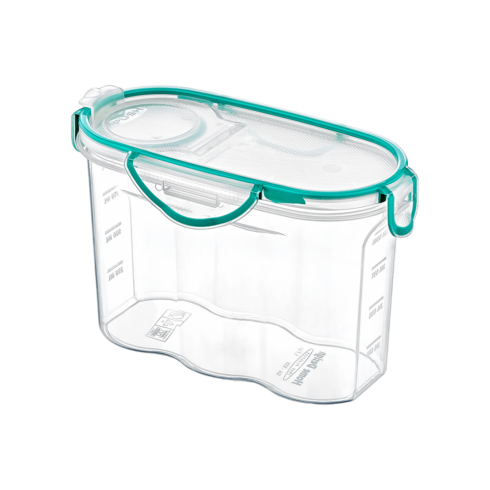 Plast Art Long Food Container 1,2 Ltr #SA-580
