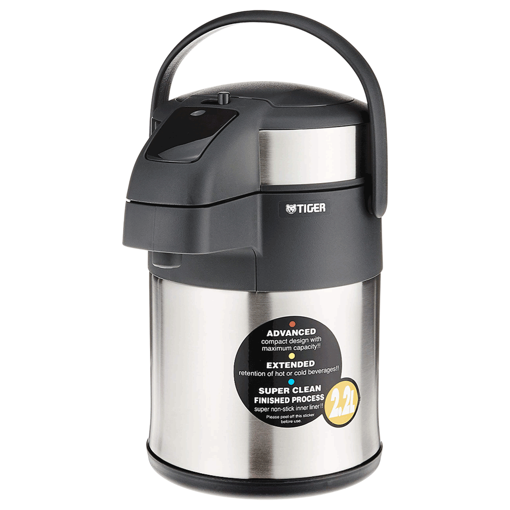 [KW085520] Tiger Stainless Steel Air Pump Jugs 2.2L