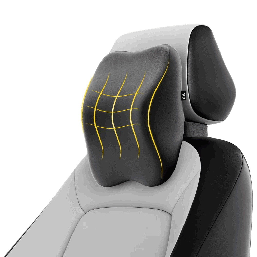 [KW088529] Frido Car Neck Pillow (Black)