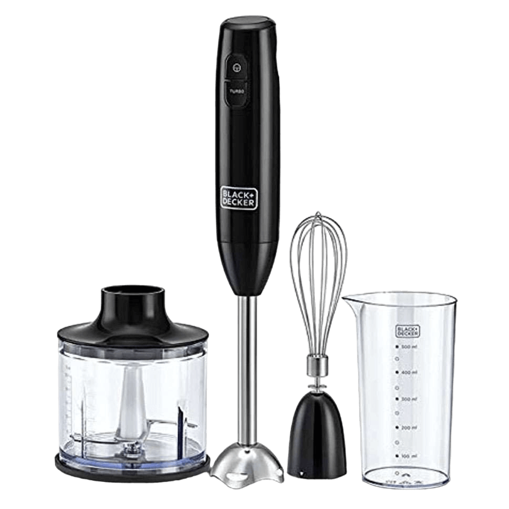 [KW076078] Black & Decker 3 in 1 Hand Blender with Chopper 600W