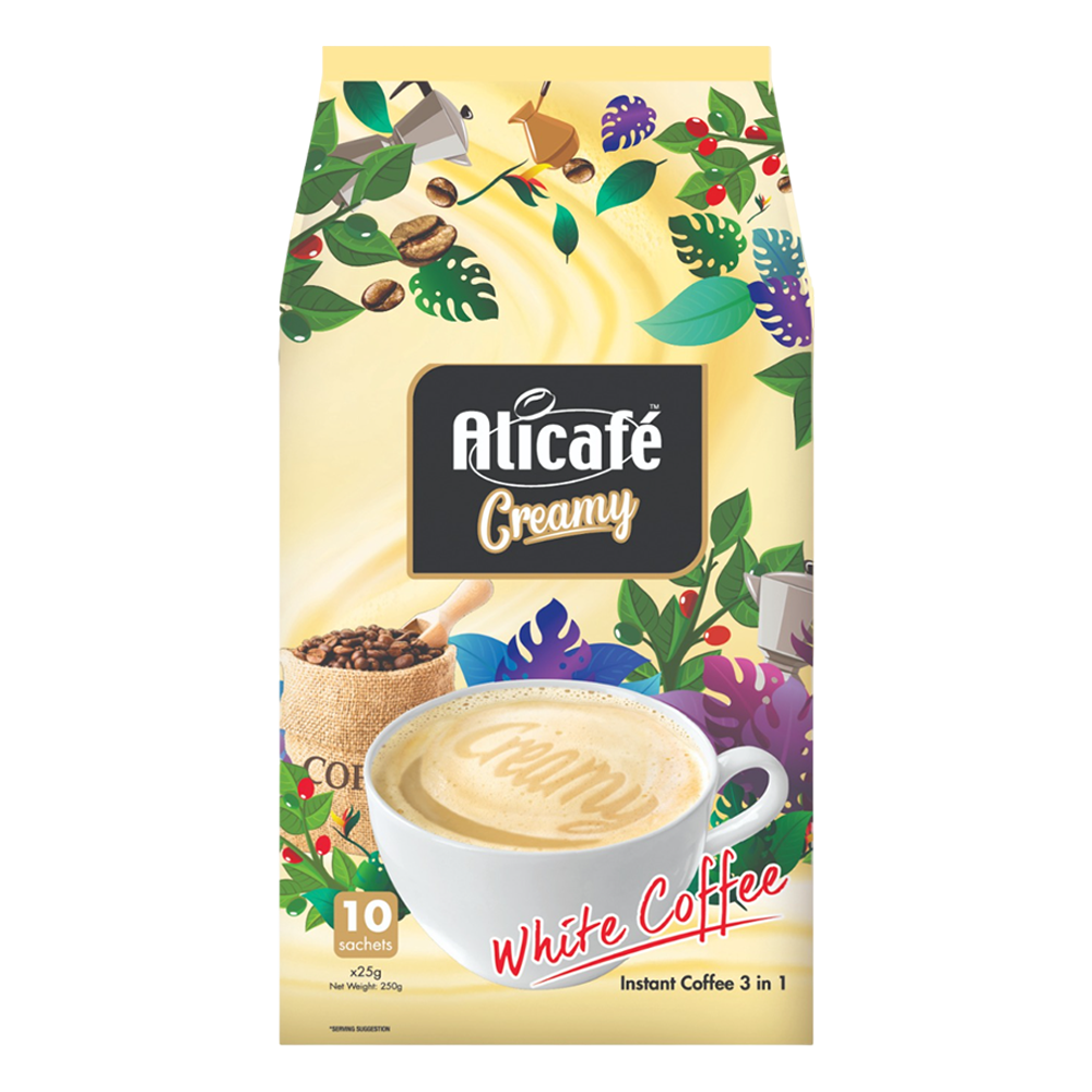 ALI CAFE CLASSIC CREAMY WHITE COFFEE - 25 G BAG