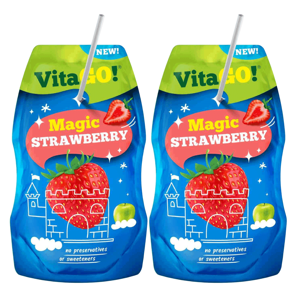 VITAGO FRUIT DRINK APPLE AND STRAWBERRY