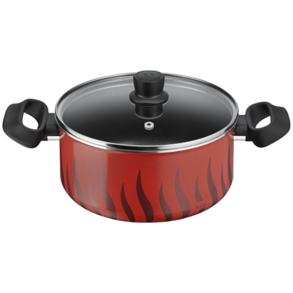 [KW081827] TEMPO RED - D. OVEN 28 + GLASS LID