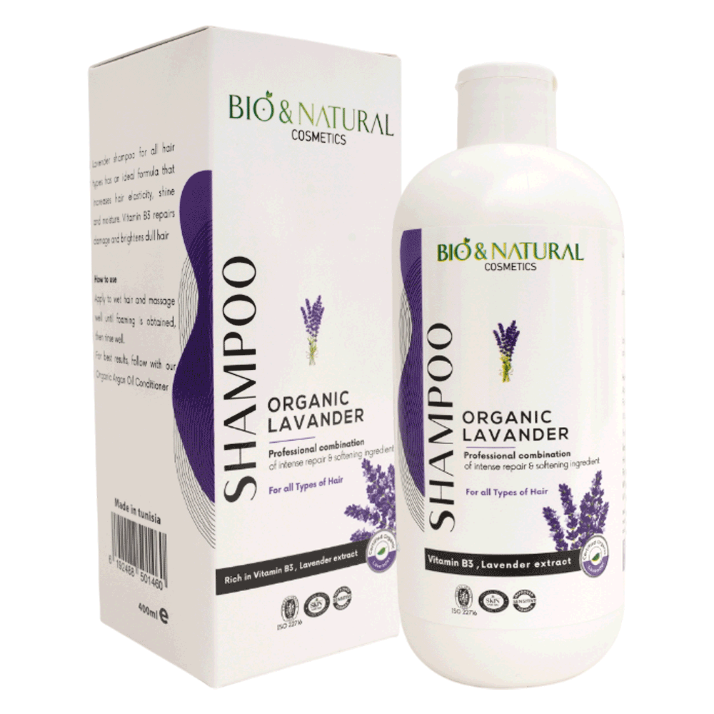 [KW088201] BIO&NATURAL SHAMPOO ORGANIC LAVANDER for ALL TYPES OF HAIR ŸÑÿ¨ŸÖŸäÿπ ÿ£ŸÜŸàÿßÿπ ÿßŸÑÿ¥ÿπÿ±