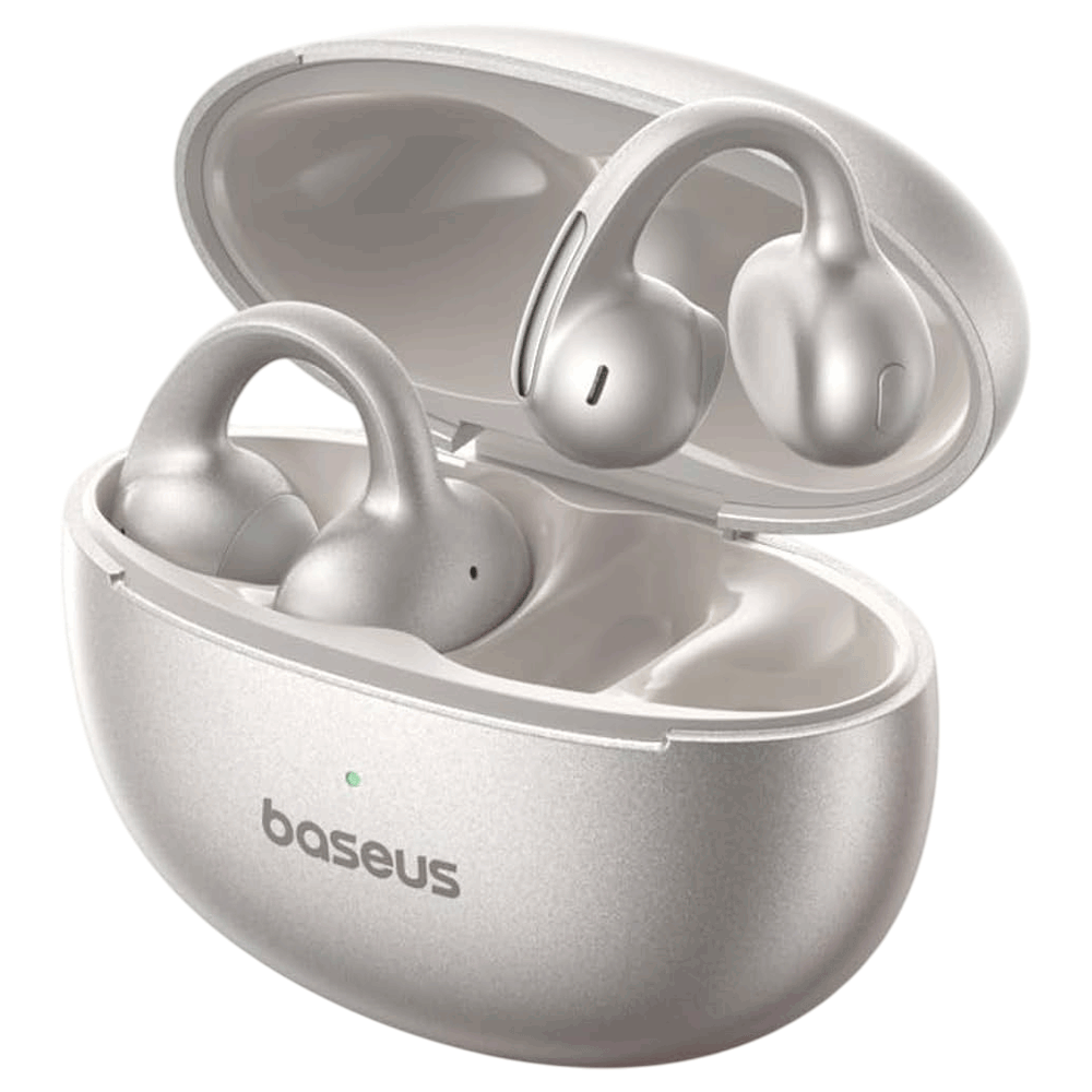 [KWP02034] Baseus Bowie Mc1 Pro Open-Ear True Wireless Earbuds - Galaxy Natural Titanium