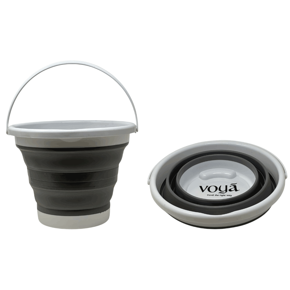 [KWP02555] Voya 3L Folding Bucket - Grey
