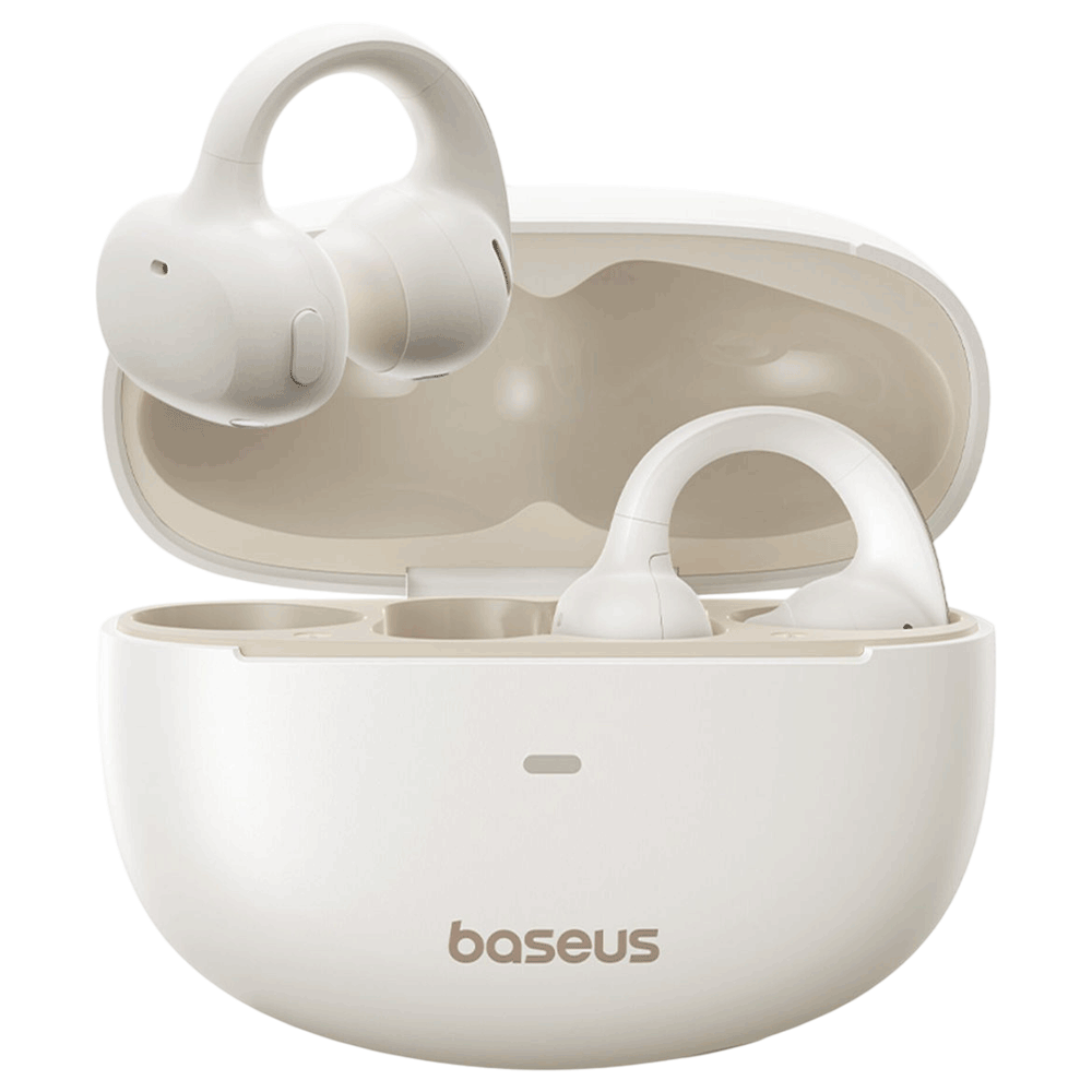 [KWP02035] Baseus Bowie Mc1 Ol Open-Ear True Wireless Earbuds - Stellar  White