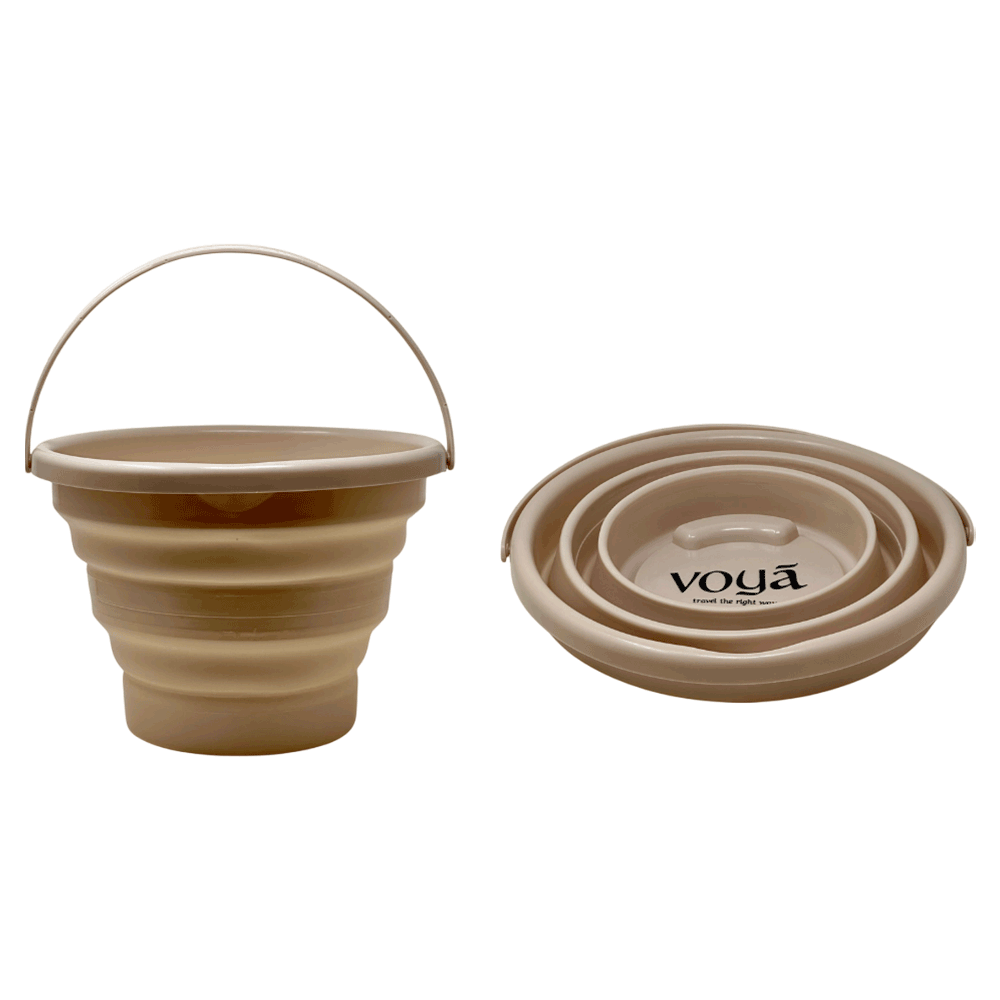 [KWP02542] Voya 10L Folding Bucket - Beige