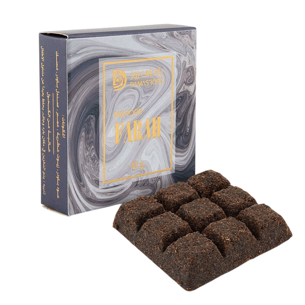 Damas Rose Chocolate Bakhoor Farah 40Gr