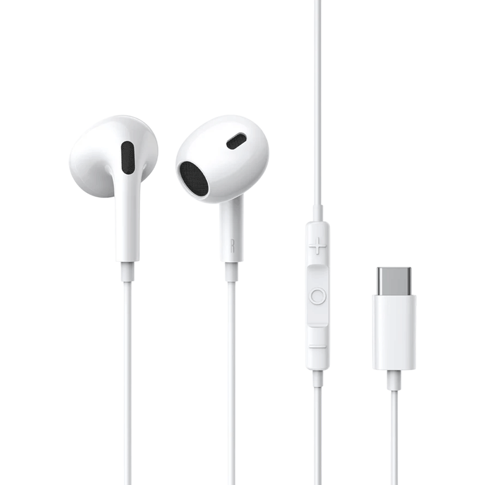 [KWP02043] Baseus Encok Cz17 Semi-In-Ear Wired Earphones - Moon White