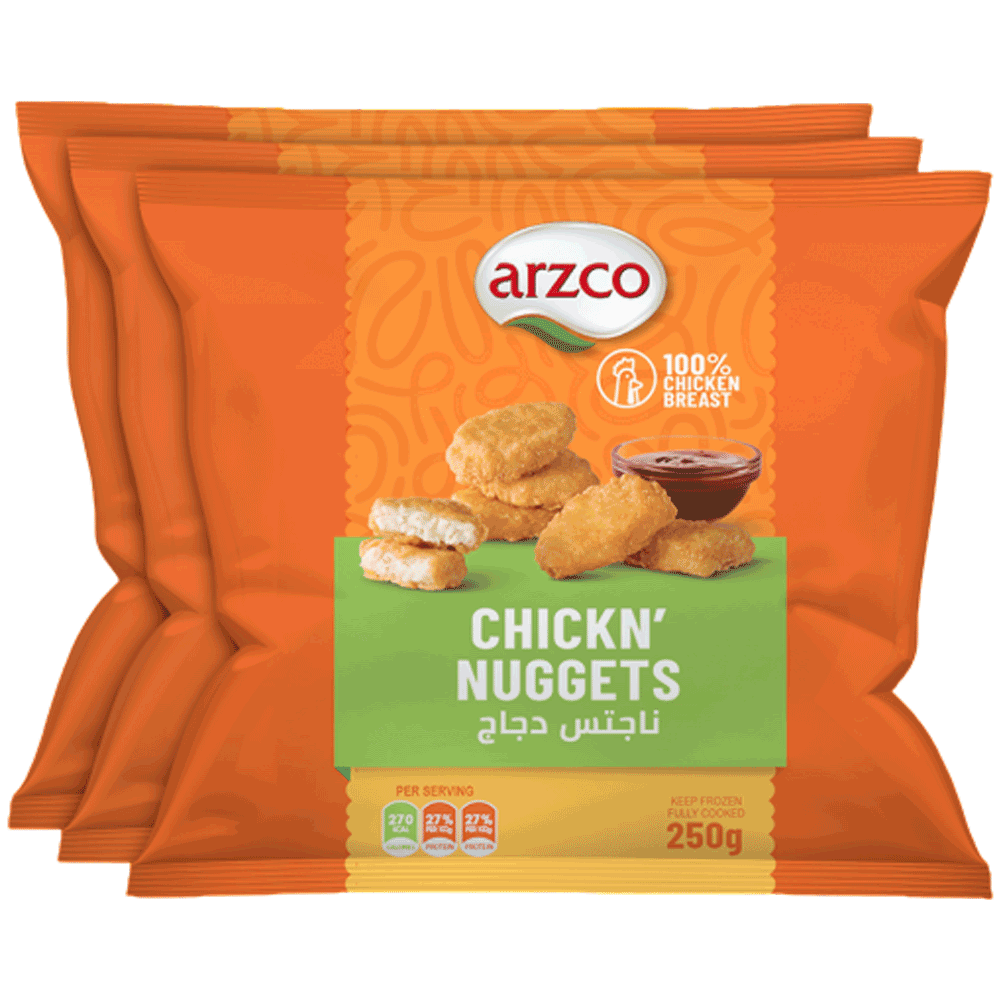 [KW094904] Arzco Chicken Nuggets 250 G * 3 Pcs