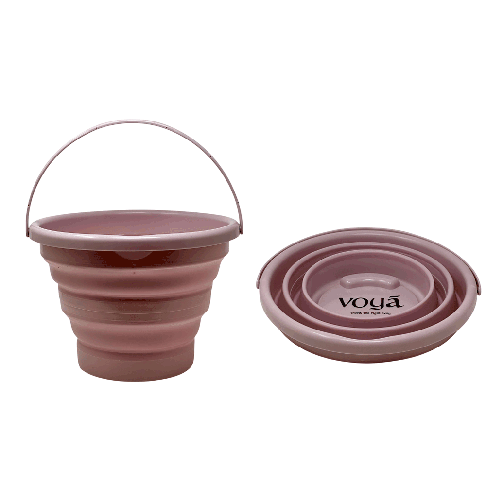 Voya 3L Folding Bucket - Pink